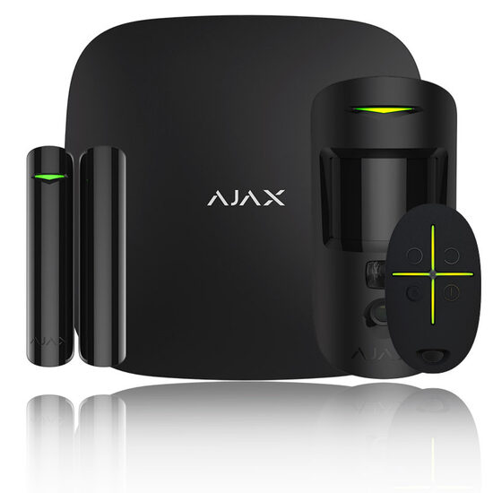 Ajax StarterKit 2 čierna pre byt/obchod/kanceláriu+2 MotionProtect, vrátane montáž