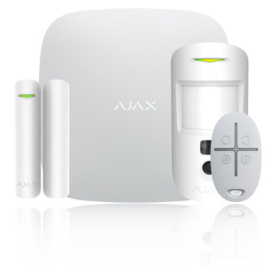 Ajax StarterKit 2 biela pre rodinný dom+4 MotionProtect, vrátane montáž