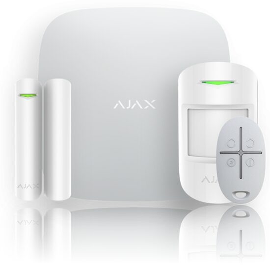 Ajax StarterKit biela pre byt/obchod/kanceláriu+2 MotionProtect+Ajax Socket, vrátane montáž